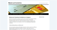 Desktop Screenshot of mastercardkostenlos.org